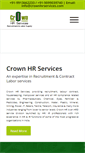 Mobile Screenshot of crownhrservices.com